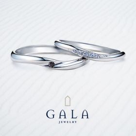 【GALA】華奢なウェーブラインがキュート♪メンズにはブラックダイヤを★