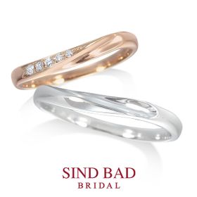 【Yuuna（ゆうな）】ピンクゴールド・プラチナ　ペア ~環に溶ける。カタチになる~