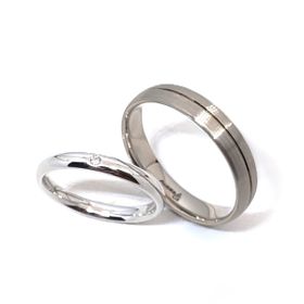 【クリスチャンバウアー】K14ホワイトゴールドカスタムリング