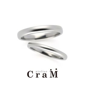 ハフニウムの甲丸リング｜金属アレルギー対応素材