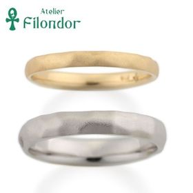 【アトリエ・フィロンドール】HISTOIRE 艶消しハンマー模様の素朴な風合いが人気 セットリング Brice-ブリス-