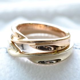 【手作り結婚指輪デザインワックスコース】永遠を表すメビウスデザインの手作り結婚指輪