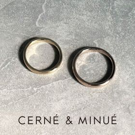 【CERNÉ＆MINUÉ by BIJOUPIKO(セルネとミヌエ バイ ビジュピコ)】手作り結婚指輪（ K18YG, K18PG／鏡面）~ 経験豊富な職人がマンツーマンでサポート ~