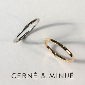 【CERNÉ＆MINUÉ by BIJOUPIKO(セルネとミヌエ バイ ビジュピコ)】手作り結婚指輪（Pt950,K18YG／鏡面）~ 経験豊富な職人がマンツーマンでサポート ~