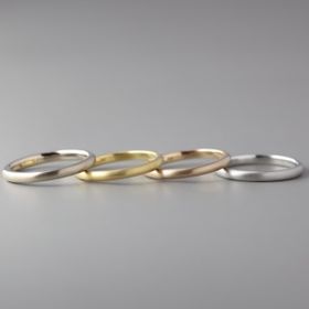 【YUBIWAYA Karen（ユビワヤ カレン）】甲丸マットリング