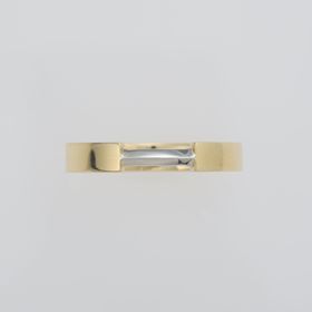 【ENEY(エネイ)】1/8 BRIDGE RING HIRA K18YG &times; PT900