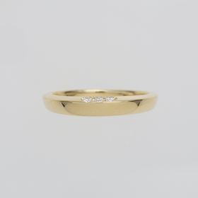 【ENEY(エネイ)】SMOOTH DIAMOND RING K18YG