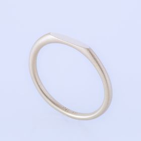 【ENEY(エネイ)】SURFACE K10YG MATTE SLIM RING
