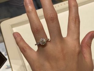 18kwg ダイヤモンド リング　アフリカダイヤモンド AFRICA DIAMONDS(アフリカダイヤモンド)の結婚指輪・婚約指輪