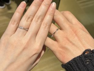 ☆Pink Dolphin☆750(K18)WGドルフィンリング14号 Pink Dolphin ピンクドルフィン - 宝石・時計 MIYAKOYA