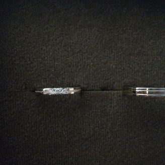 【MAGICO&Dec.(マージコアンドデコ)】の口コミ プラチナとピンクゴールドのコンビで、ダイヤとミル打ちの入ったものを探し...