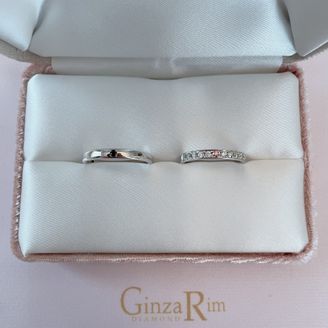 【Ginza Rim(銀座リム)】の口コミ 男性用はブラックダイヤを追加して、内石も、ブラックダイヤにアレンジでき...