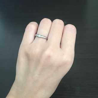 【Something Blue(サムシングブルー)】の口コミ お店が家の近くだったことと、両親の結婚指輪もこちらでお世話になったとい...