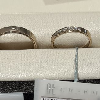 【CHARMY(チャーミー)】の口コミ プラチナも金もどうかなぁと悩んでいたため、ハニーイエローゴールドという...