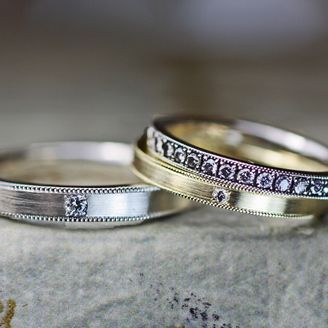 【YO&MARE(ヨーアンドマーレ)】の口コミ 婚約・結婚指輪共に、カジュアルな装いが多い私としては女性らしいデザイン...