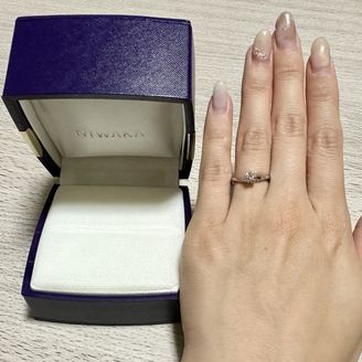 【期間限定値下げ〜9/30】NIWAKA 初桜 ダイヤモンドリング0.42ct 初桜（ういざくら） | 俄/ニワカ - 結婚指輪 | 長野県 結婚指輪・婚約