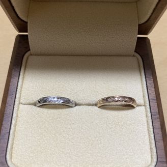 【MAILE(マイレ)】の口コミ 大好きな波の模様を彫ってもらいました。たくさんのデザインがあり、どれに...