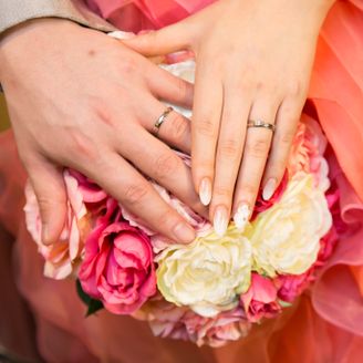 【PePe(ペペ)】の口コミ 夫婦二人とも指輪にそこまでのこだわりがなく、シンプルで安いものでいいと...