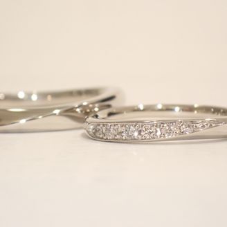 【輪-RIN-】の口コミ 着用していても目立ち過ぎず、一生飽きのこないデザインだったのでこれにし...