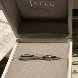 【Joie de treat.(ジョア・ドゥ・トリート)】の口コミ ２色づかいの変わったデザインを探していました。なかなか決めきれなかった...