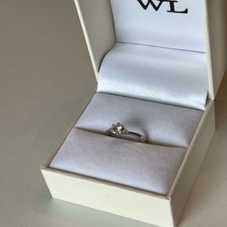 【William-LennyDiamond(ウィリアム・レニー・ダイヤモンド)】の口コミ パートナーの指のサイズがわからなかったため、ダイヤとリングを別々に選ぶ...