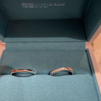 【ミンサーリング】の口コミ ミンサー柄の一択で探していました。ほとんどが沖縄でしか購入ができないの...