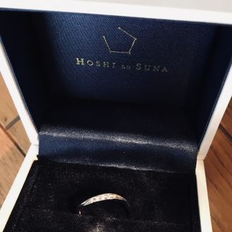【HOSHI no SUNA 星の砂(ほしのすな)】の口コミ ダイヤモンドの美しさがステキなデザインと、指にはめた時のつけ心地がよか...
