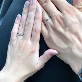 【Toi-lueur(トワル)】の口コミ 男なので、自分の手に馴染む様なあまりキラキラしていない艶消しデザインと...