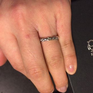 【QDM】の口コミ デザインが可愛いし、とにかく安いのが魅力！結婚指輪はそんなに派手なもの...