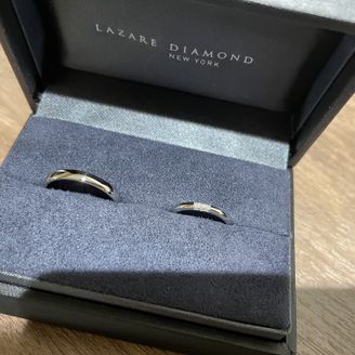 【ラザール ダイヤモンド【取扱店販売】】の口コミ 長くつけるものなので、シンプルなものを探しました。輝きは欲しかったので...