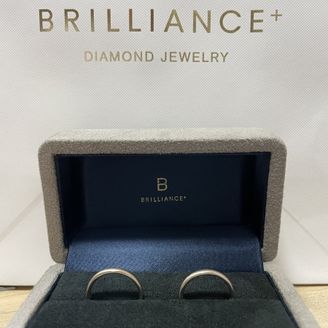 K18CG オーバル リング サティーン [結婚指輪] BRILLIANCE+(