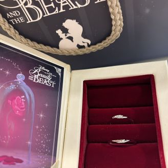【Beauty and the Beast(ディズニー美女と野獣)】の口コミ 手を重ねたような珍しいデザインです。特典も沢山ついており、とても充実し...
