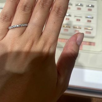 【HIROUMI(ヒロウミ)】の口コミ ヒロウミさんのハーフエタニティはとても評判が高く、以前から気になってお...