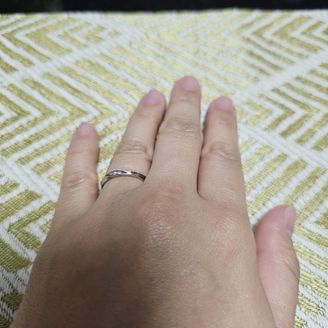 【BOASORTE(ボアソルテ)】の口コミ シンプルだけど綺麗に見える形とダイヤのサイズも大きすぎず普段つけていて...