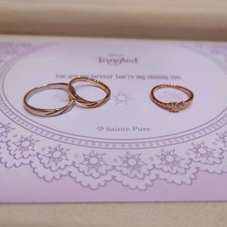 【Disney PRINCESS Rapunzel(ディズニープリンセスラプンツェル)】の口コミ ラプンツェルの指輪と言っても１種類ではなく、３種類から選ぶことができる...