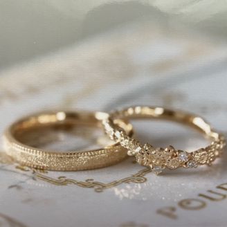 【St.Maria(サンタマリア)】の口コミ 他の指輪メーカーに比べて、圧倒的に繊細で可愛いデザインです。色もホワイ...