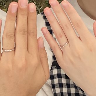 【1122 iifuufu bridal(いい夫婦ブライダル)】の口コミ シンプルで普段使いしやすい。2人とも普段使うことを考えていたので、普段...