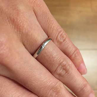 【LUZIR(ルジール)】の口コミ 希望の曲線を描くデザインの指輪がセットで選べたのが、一番の決め手でした...