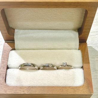 【PUAALLY(プアアリ)】の口コミ 結婚指輪は、人と被らないデザインがいいという私の希望で彼がハワイアンジ...