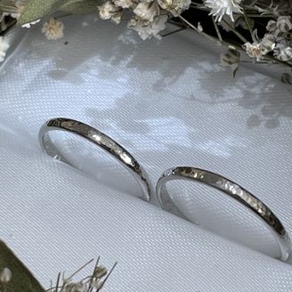 【湘南彫金工房 andfuse】の口コミ 何と言っても自分達で造る結婚指輪なので、思い入れが深いものとなりました...