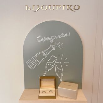 【CHOUCHOUNA(シュシュナ)】の口コミ 着け心地が良く、デザインもシンプルすぎす素敵な物に仕上がって大満足です...