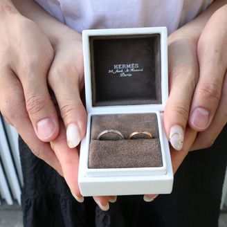 【エルメス(HERMES)】の口コミ 私は海外ブランドに憧れを持っており、婚約指輪と重ね付けができるデザイン...