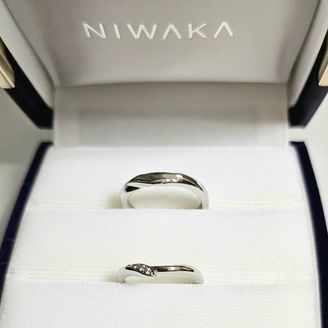初桜 UIZAKURA [結婚指輪] 俄(にわか) | Ringraph(リングラフ)