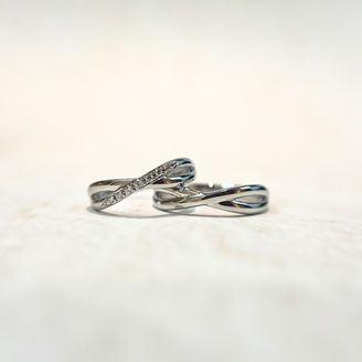 【Bridal Jewelry Fujita(ブライダルジュエリーフジタ)】の口コミ 沢山指輪がある中で1番に目について、色々試着させていただいた中でなかな...