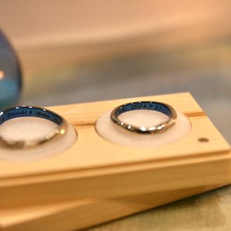 【SORA(ソラ)】の口コミ 指輪は発色の良い素材と一般的な素材の組み合わせができ、艶あり・艶なしも...