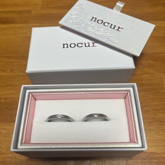 【nocur(ノクル)】の口コミ 私も旦那さんも共通のデザインとしてシンプルなものにしたいと言う意見が一...
