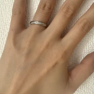 【4℃ BRIDAL(ヨンドシーブライダル)】の口コミ 素材は傷つきにくい素材、ブライダルフェアでハートキューピットダイヤモン...