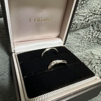 結婚指輪　アイプリモ　ネプチューンDR5 P/G リング サイズ11値下げ済み 結婚指輪 アイプリモ ネプチューンDR5 P/G リング サイズ11