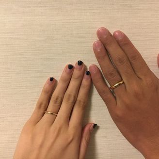 【e.m.】の口コミ ゴールドで、綺麗な円形ではなく手作りの様な少し歪んでいる様なラインのも...