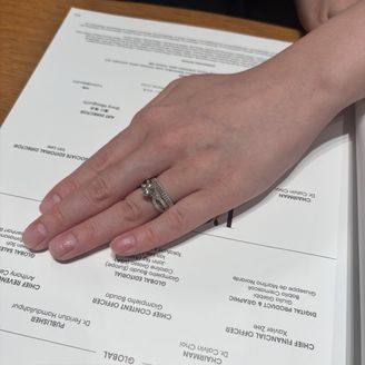 【ブシュロン(BOUCHERON)】の口コミ 細かな細工が美しく、幅感はありますが、華奢さもあり、とても惹かれました...